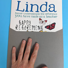 Load image into Gallery viewer, Personalised Big Retirement Card