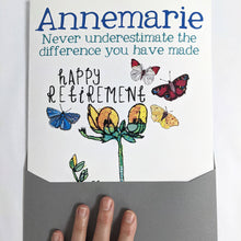 Load image into Gallery viewer, Personalised Big Retirement Card