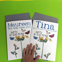 Load image into Gallery viewer, Personalised Big Retirement Card