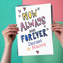 Load image into Gallery viewer, Personalised Big Valentine Love Card