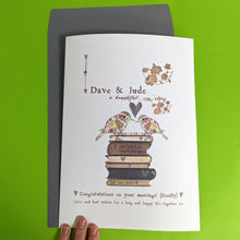 Load image into Gallery viewer, Personalised Big Wedding Card