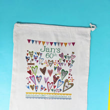 Load image into Gallery viewer, Personalised Birthday Milestone Storage Sack