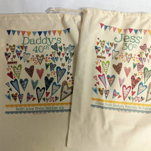 Load image into Gallery viewer, Personalised Birthday Milestone Storage Sack