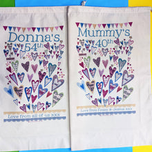 Load image into Gallery viewer, Personalised Birthday Milestone Storage Sack