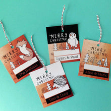 Load image into Gallery viewer, Personalised Christmas Gift Tags Set Of 10