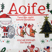 Load image into Gallery viewer, Personalised Story Time Christmas Sack