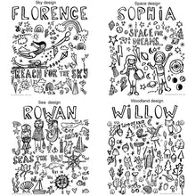 Load image into Gallery viewer, Personalised Colour It In Craft Sack