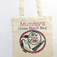 Load image into Gallery viewer, Personalised Embroidery and Cross Stitch Bag