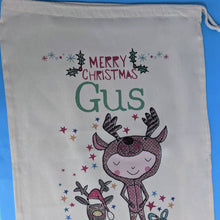 Load image into Gallery viewer, Personalised Father Christmas Sack