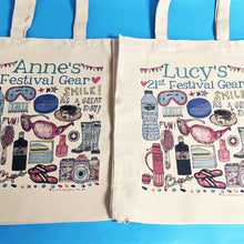 Load image into Gallery viewer, Personalised Festival Survival Bag