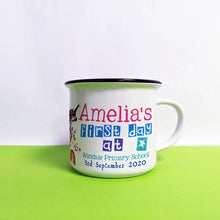 Load image into Gallery viewer, Personalised First Day At School Mug