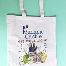 Load image into Gallery viewer, Personalised French Teacher Bag