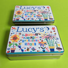 Load image into Gallery viewer, Personalised Garden Seeds Storage Tin