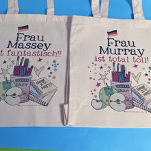 Load image into Gallery viewer, Personalised German Teacher Bag