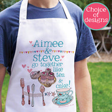 Load image into Gallery viewer, Personalised &#39;Go together like&#39; Apron
