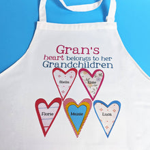 Load image into Gallery viewer, Personalised Hearts Apron
