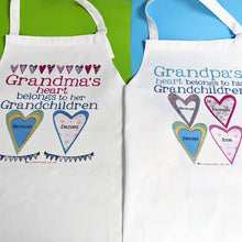 Load image into Gallery viewer, Personalised Hearts Apron