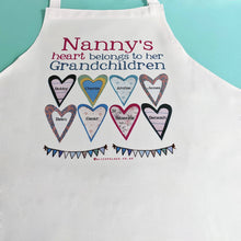 Load image into Gallery viewer, Personalised Hearts Apron