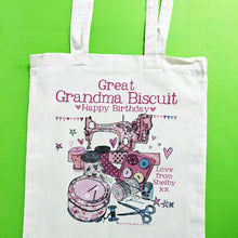 Load image into Gallery viewer, Personalised Great Grandma Bag
