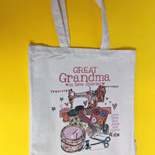 Load image into Gallery viewer, Personalised Great Grandma Bag