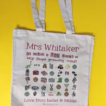 Load image into Gallery viewer, Personalised Growing Minds Teacher Bag