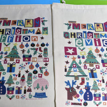 Load image into Gallery viewer, Personalised 'Ho Ho Ho' Christmas Sack