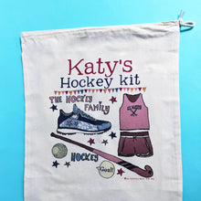 Load image into Gallery viewer, Personalised Hockey Kit Bag
