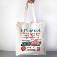 Load image into Gallery viewer, Personalised Inspirational Teacher Bag