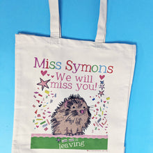 Load image into Gallery viewer, Personalised Leaving Bag