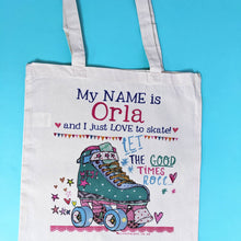 Load image into Gallery viewer, Personalised Love To Roller Skate Bag
