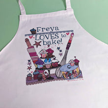 Load image into Gallery viewer, Personalised 'Loves To Bake' Apron