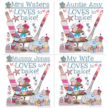 Load image into Gallery viewer, Personalised 'Loves To Bake' Apron