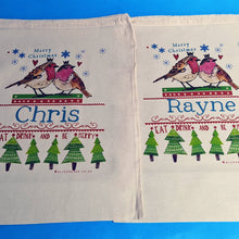 Load image into Gallery viewer, Personalised Mr And Mrs Christmas Sacks