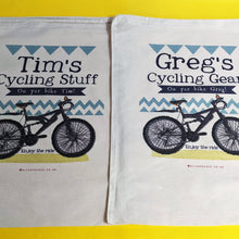 Load image into Gallery viewer, Personalised &#39;On Yer Bike&#39; Cycling Storage Bag
