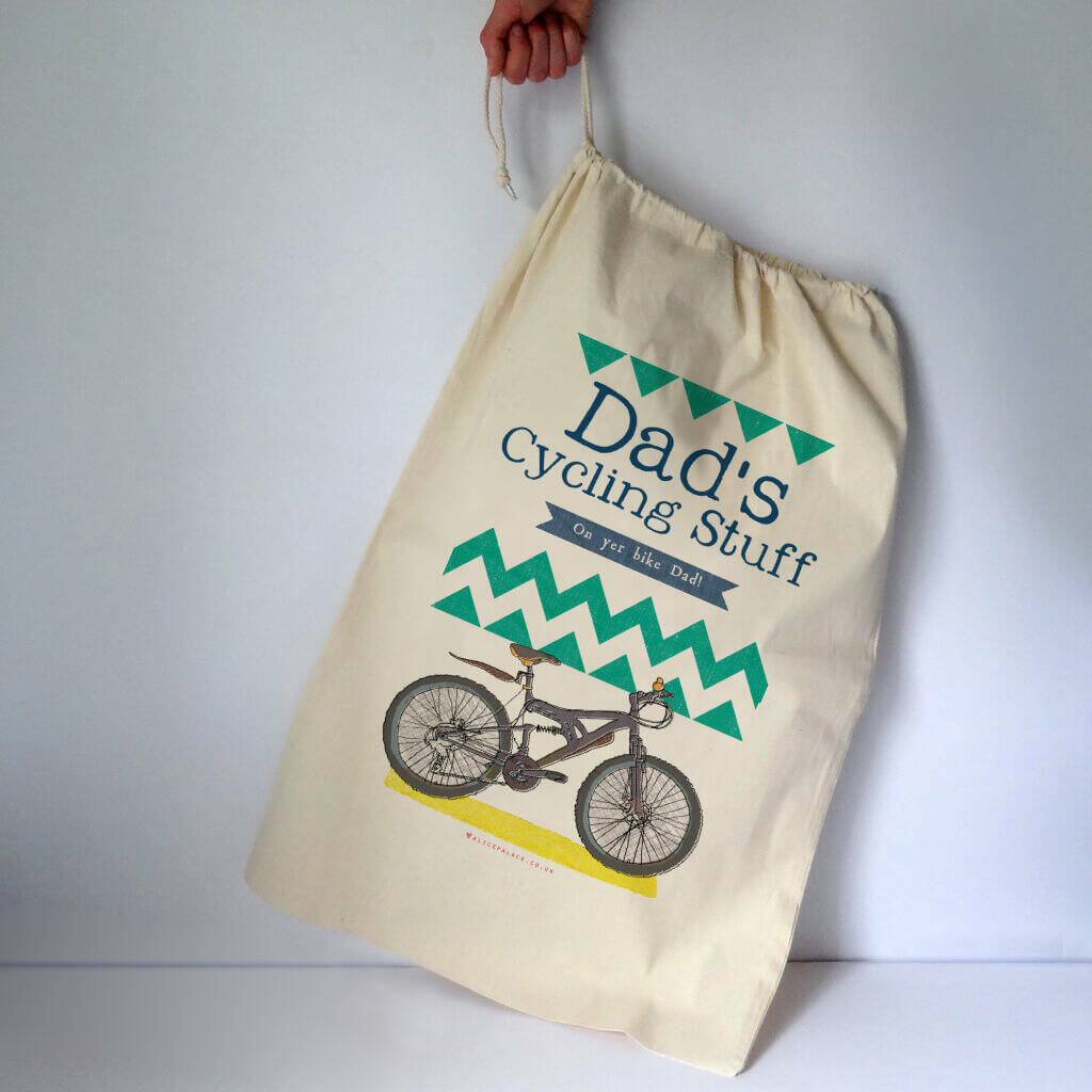 Personalised 'On Yer Bike' Cycling Storage Bag