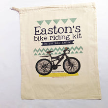 Load image into Gallery viewer, Personalised &#39;On Yer Bike&#39; Cycling Storage Bag
