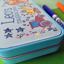 Load image into Gallery viewer, Personalised Pencil Case Tin