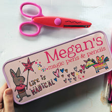 Load image into Gallery viewer, Personalised Pencil Case Tin