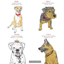 Load image into Gallery viewer, Personalised Pet Personality Portrait