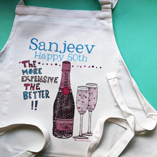 Load image into Gallery viewer, Personalised Prosecco Apron
