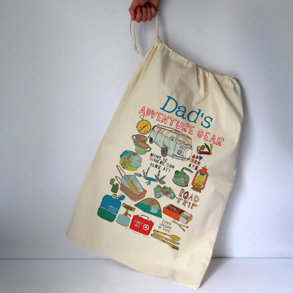 Personalised Ready For Adventure Storage Sack
