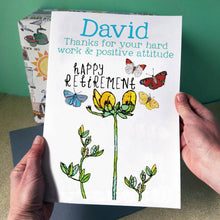 Load image into Gallery viewer, Personalised Big Retirement Card