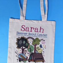 Load image into Gallery viewer, Personalised Scouts or Beaver Leader Bag