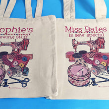 Load image into Gallery viewer, Personalised 'Sewing' Bag