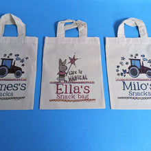 Load image into Gallery viewer, Personalised Snack Bag