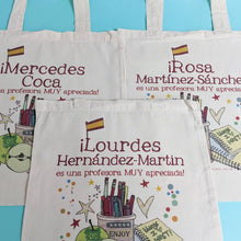 Load image into Gallery viewer, Personalised Spanish Teacher Bag