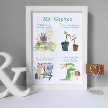 Load image into Gallery viewer, Personalised Story Print For Teachers
