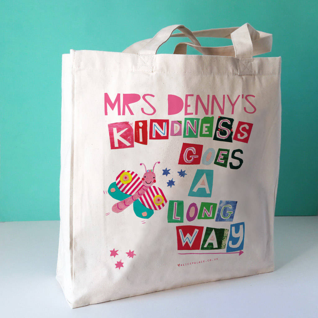 Personalised Teaching Kindness Bag