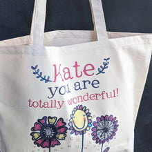 Load image into Gallery viewer, Personalised Wonderful Person Bag