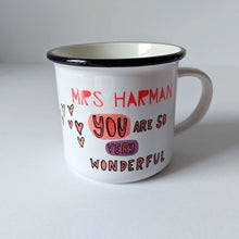 Load image into Gallery viewer, Personalised Wonderful Teacher Mug